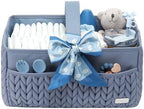 Luxurious Baby Diaper Caddy, Nursery Storage Basket by LUKJOJO