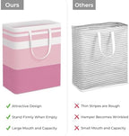 HomeHacks 2 Pack Laundry Baskets, Laundry Hampers Bags - Image 3