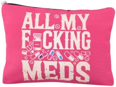 All My Meds Makeup Bag Med Pouch Bag by Sudaporn