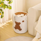 Kids Laundry Basket Nursery Hamper Baby Laundry Basket Stuffed Animal Toys - Image 4
