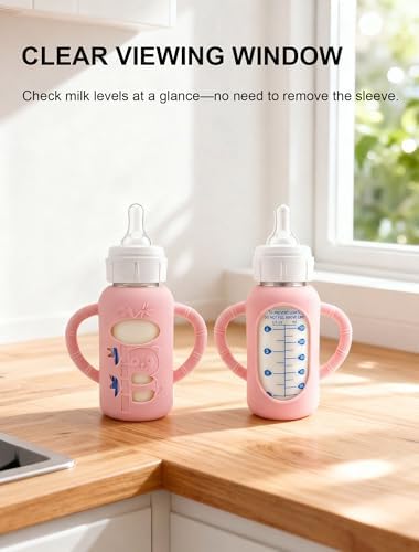 2-Pack Silicone Sleeves for Dr. Brown's Glass Baby Bottles 4 & 8 oz - Image 6