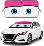 Car Windshield Sun Shade, Universal Fit Compact Sedan SUV, Cute Pink by eygeufg