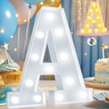 Pooqla LED Marquee Letter Lights, Warm White and Cool White Decorative Lighted by Pooqla