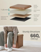 SONGMICS 15 Inches Ottoman - Image 4