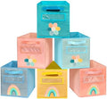 Cube Storage Bins, 6 Pack 11 Inch Fabric Storage Bins by ABCKEY