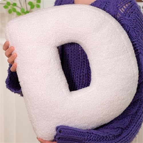 Letter Plush Pillow, Letter Hugging Throw Pillows, Decorative Initial Letter - Image 3