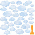 Fullhawl 30 Pcs Cloud Non Slip Shower Stickers, Bathtub Safety by Fullhawl