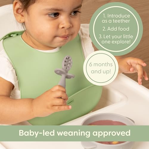 Upward Baby Silicone Baby Feeding Spoon - Image 3