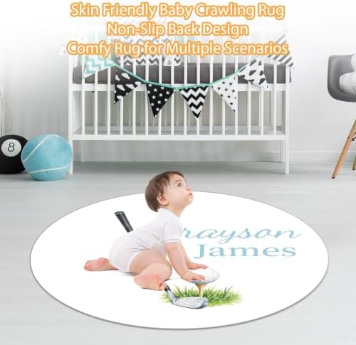 Custom Baby Boy Minky Crib Bedding Set, Golf Bedding 3 Pcs Set - Image 5