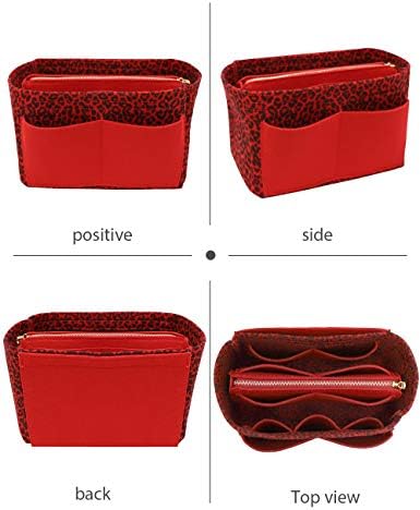 LEXSION Felt Purse Organizer Insert, Tote Bag Shaper Dividers - Image 3