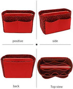 LEXSION Felt Purse Organizer Insert, Tote Bag Shaper Dividers - Image 3
