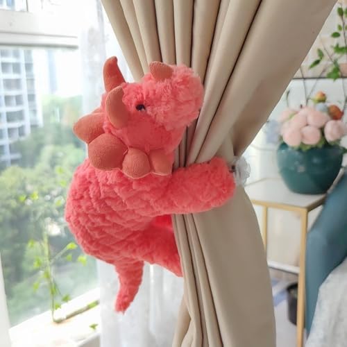 1 Pair Cute Curtain Tiebacks Cartoon Animal Dinosaur/Crocodile Decorative - Image 2