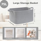Goodpick Large Woven Rope Blanket Basket - Image 3