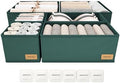 Dresser Drawer Organizer Clothes, 6 Pack Foldable Storage Boxes by Unknown