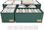 Dresser Drawer Organizer Clothes, 6 Pack Foldable Storage Boxes by Unknown