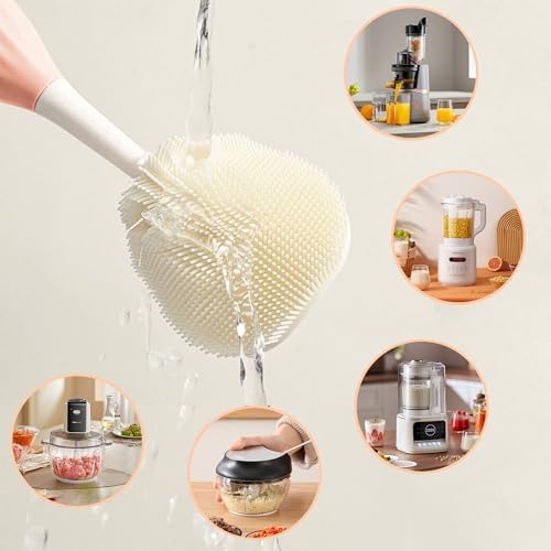 Baby Bottle Brush Kit with Push-Press Bubble and Drying Rack - Image 6