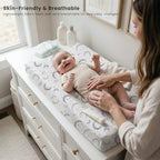 Konssy 3 Pack Stretchy Changing Pad Covers - Image 2