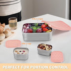 Tanjiae Small Stainless Steel Lunch Containers - Image 6