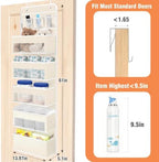 Over The Door Organizer Storage Large Capacity Hanging Bedroom Storage - Image 2