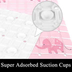 Bath Tub Shower Mat, Washable Bathtub Floor Mats, Suction Cups and Drain Holes - Image 3