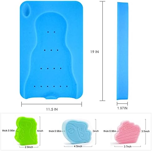 Baby Bath Sponge Soft Infant Bath Mat Newborn Cushion - Image 5