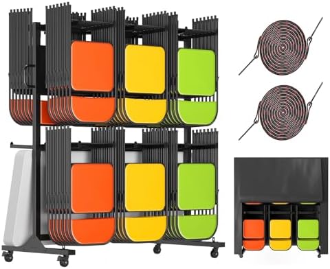 Albott Folding Chair Rack and Table Cart by Albott