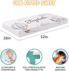 Custom Baby Girl Minky Crib Bedding Set, Air Balloon Bedding 3 Pcs Set - Image 3