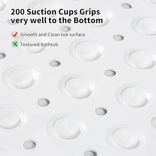 Baby Bathtub and Shower Mat, Non Slip - Image 3