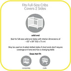 Halo Breathable Mesh Liner for Full-Size Cribs, Classic 3mm Mesh - Image 5