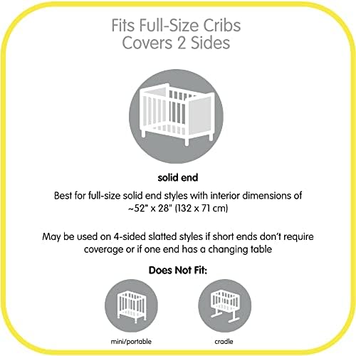 Halo Breathable Mesh Liner for Full-Size Cribs, Classic 3mm Mesh - Image 5