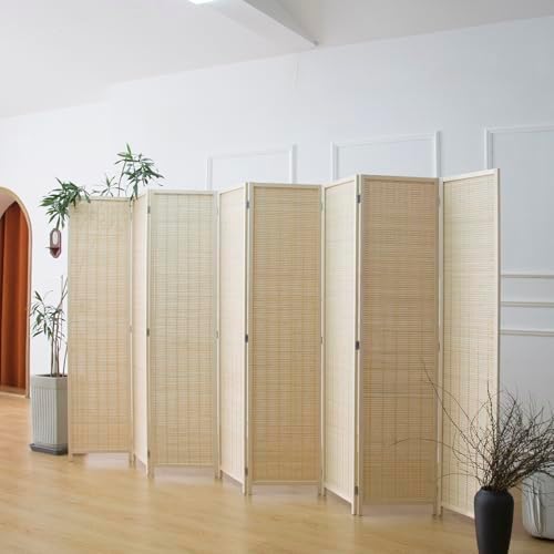Furnnylane 8 Panel Bamboo Room Divider by Furnnylane