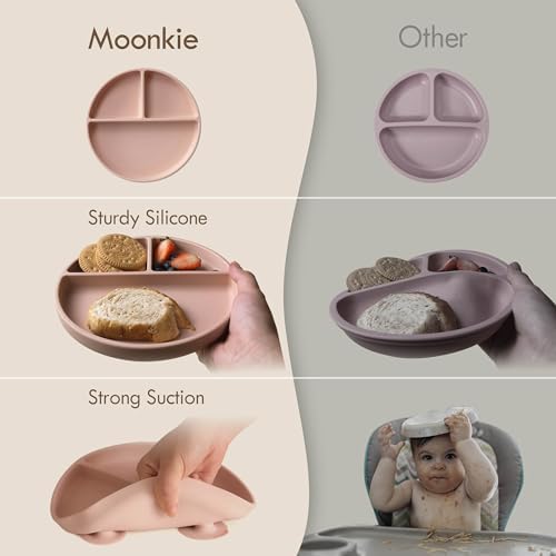 Moonkie Suction Plates for Baby | 100% Silicone BPA-Free Baby Plates - Image 5
