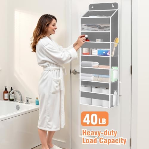 Over The Door Organizer Storage Large Capacity Hanging Bedroom Storage - Image 5