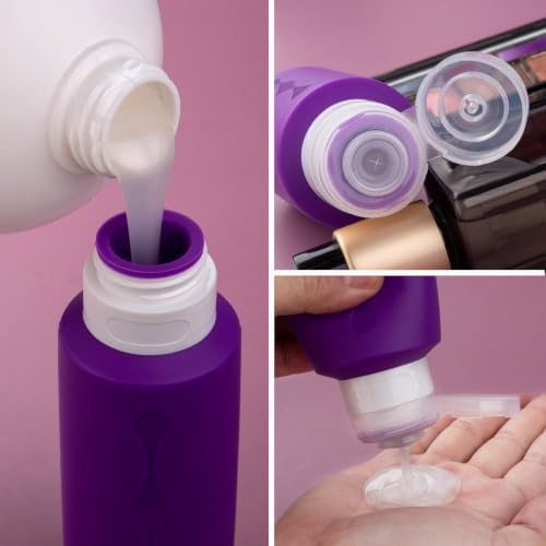 Gemice Travel Bottles for Toiletries, Tsa Approved Travel 6oz Size Containers - Image 3