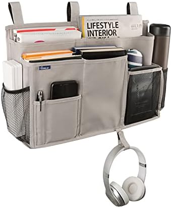 Surblue Bedside Caddy Hanging Bed Organizer Storage Bag Pocket - Image 2