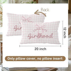 Girls Room Decor Throw Pillow Cover 12x20, Long Live Girlhood Throw Pillows - Image 7