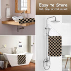 Bathtub Mat Non Slip, Checkered Extra Long Bath tub Mat Shower Floor Mat - Image 4
