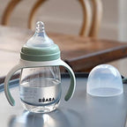 BEABA 2-in-1 Baby Bottle to Transition Sippy Cup, No Spill Sippy Cup, Includes - Image 6