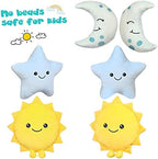 BenBen Sun Plush Toy 12 inch, 7 inch Stuffed Star and Moon, Cute Plushies Gift - Image 4