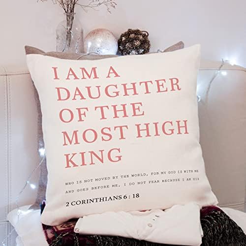 KongMoTree Scripture Art Throw Pillow Cover Cushion Case, Christian Religious - Image 2