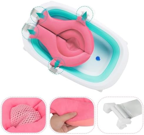 Baby Bath Seat Support Net Adjustable Infant Bathing Cushion Pad Mat - Image 5