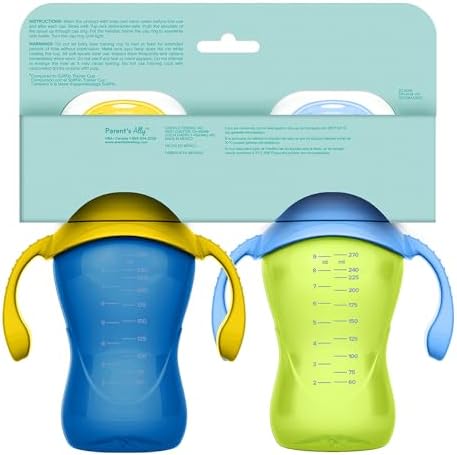 Evenflo Balance+ Trainer Cups for Babies 6+ Months, 2 Pack, Ergonomic Design - Image 2