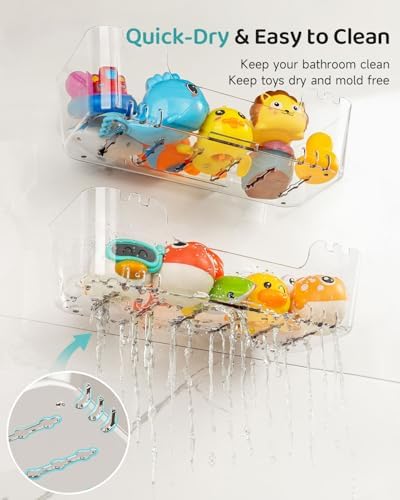 Bath Toy Storage Organizer 4 Pack - Image 4