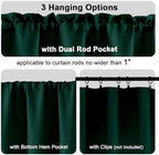 Chyhomenyc Hunter Green Short Curtain Valance - Image 5