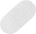 WELTRXE Pebbles Bath Mat Clear Non-Slip Bathtub Mat by WELTRXE
