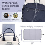 RUVALINO Diaper Bag Backpack-Multifunction Baby Travel Bag - Image 6