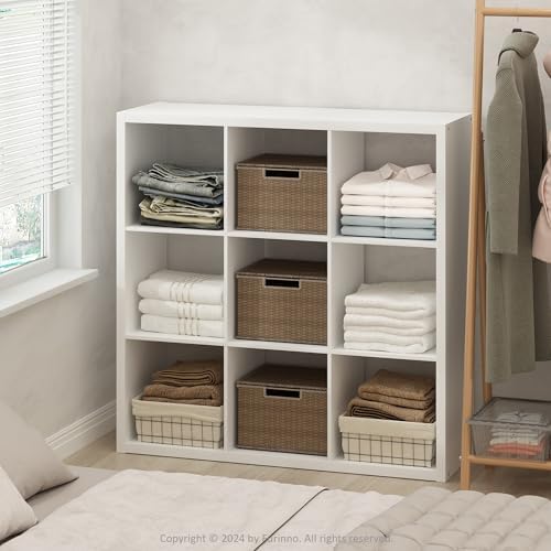 Furinno Cubic Extra Thick 9-Cube Closet Organizers and Storage by Furinno-FitsYourSpaceFitsYourBudget