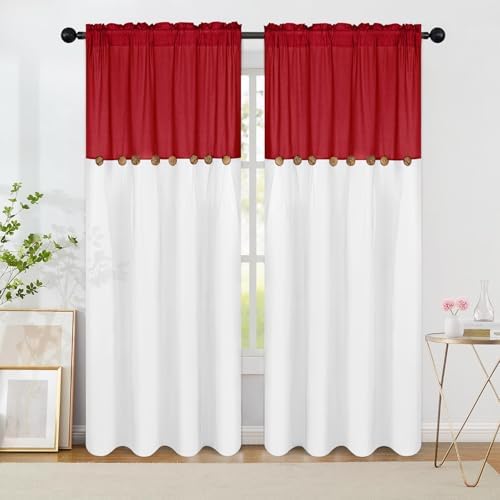 FRAMICS Farmhouse Cotton Linen Curtains - Image 2