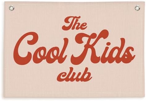 Lacama The Cool Kids Club for Toddler Room Playroom Bedroom Decor Retro Nursery by Lacama