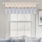 ASPMIZ Farmhouse Valances for Windows, 60x14 Inches, 1 Panel - Image 4
